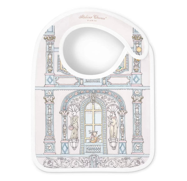 Carré & Satin Bib Set – Château Choux with Gift Box Set