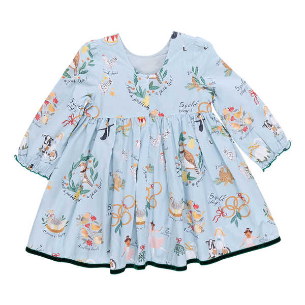 Girl's Amma Dress 12 Days of Christmas