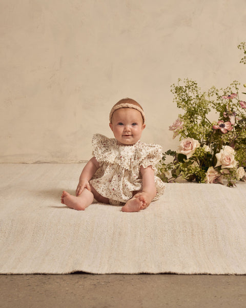 baby headbands || garden, sky floral