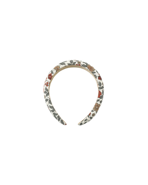 Padded Headband Holiday Floral