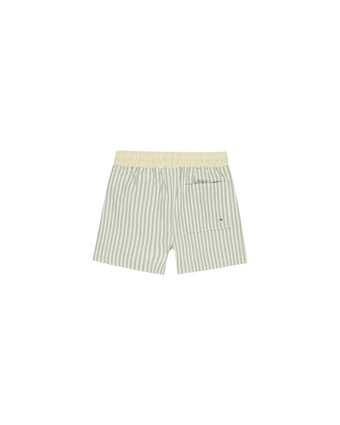 Boardshort || Sage Stripe