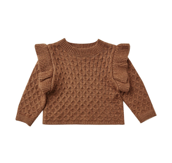 La Reina Sweater || Rust