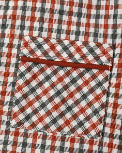 Long Sleeve Pajamas Holiday Gingham