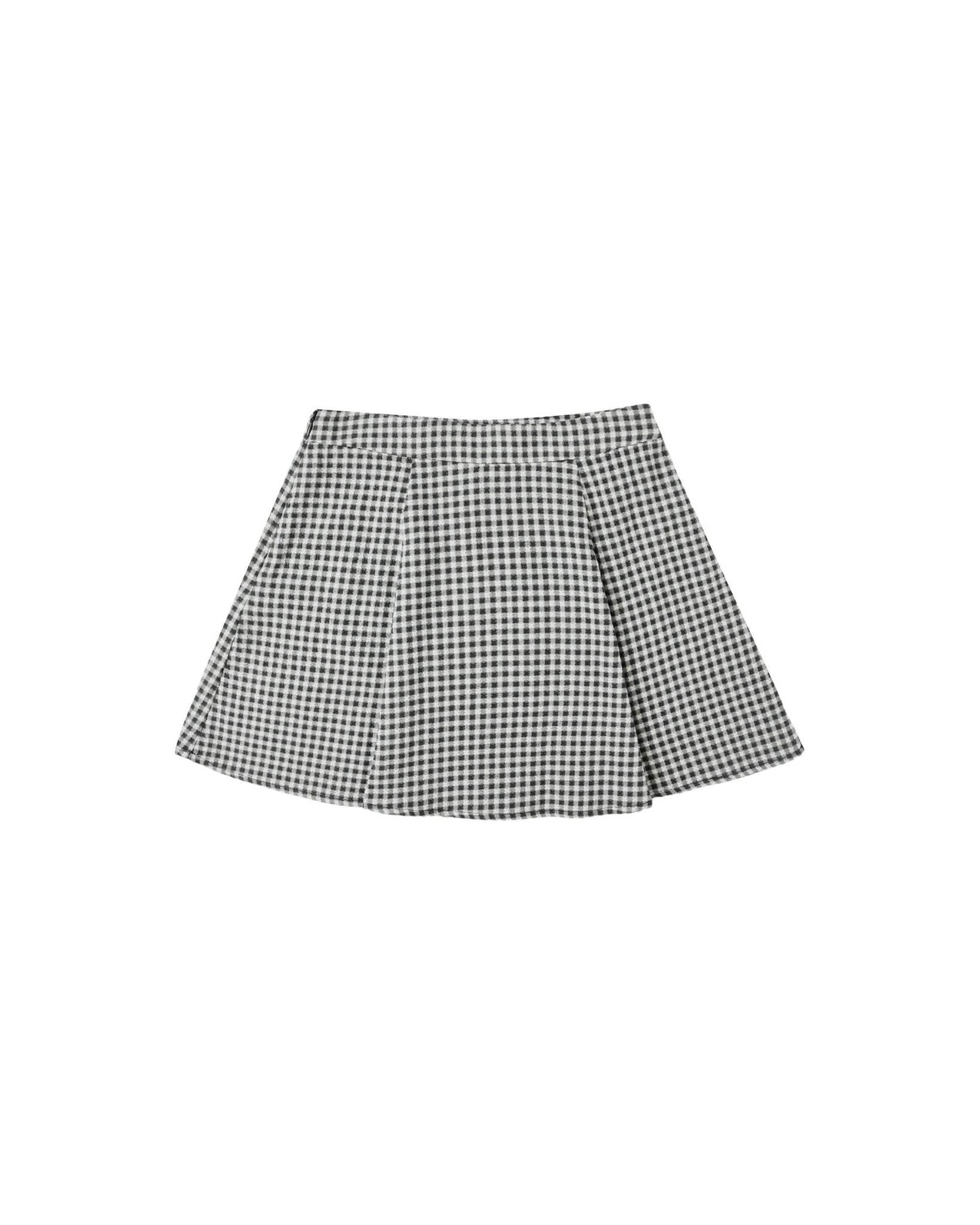 Teen Rachel Skirt || Black Gingham