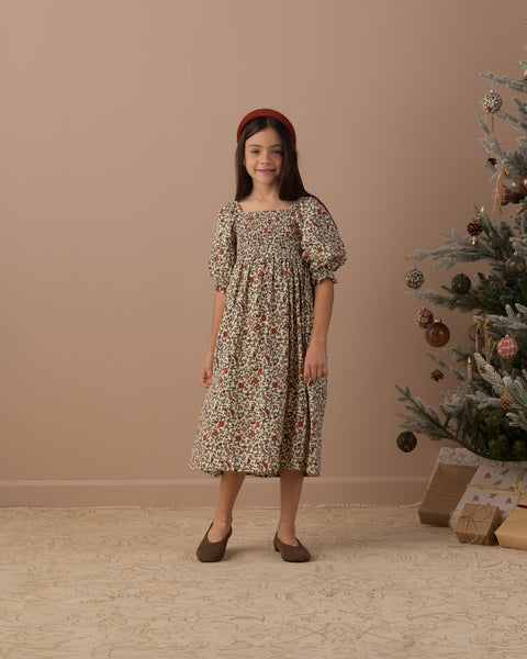 Adelaide Dress Holiday Floral