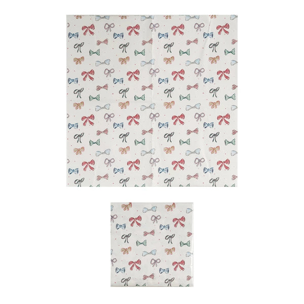 Paper Napkins Multicolor Bows