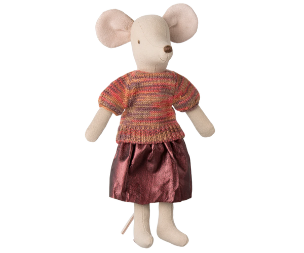 Skirt and knitted blouse, Mum mouse