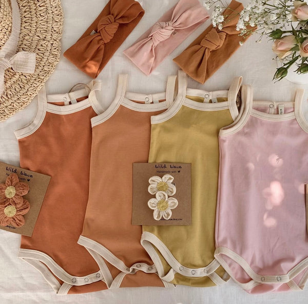 Strap Onesie Honey