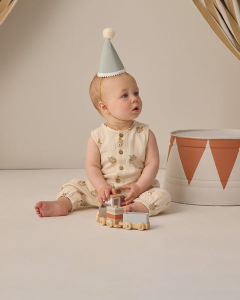 Woven Jumpsuit || Party Bears