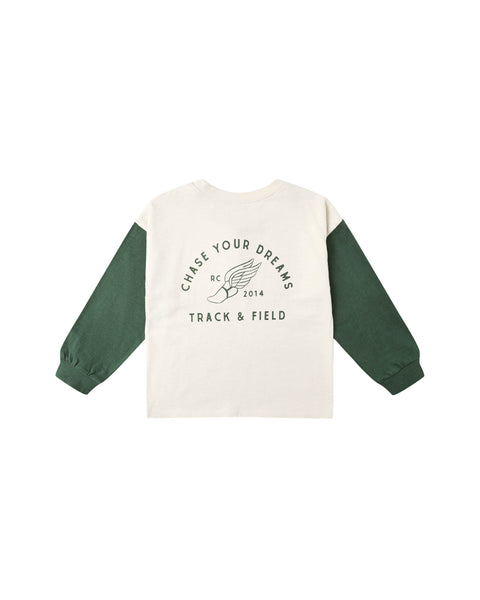 Relaxed Long Sleeve Henley || Chase Your Dreams
