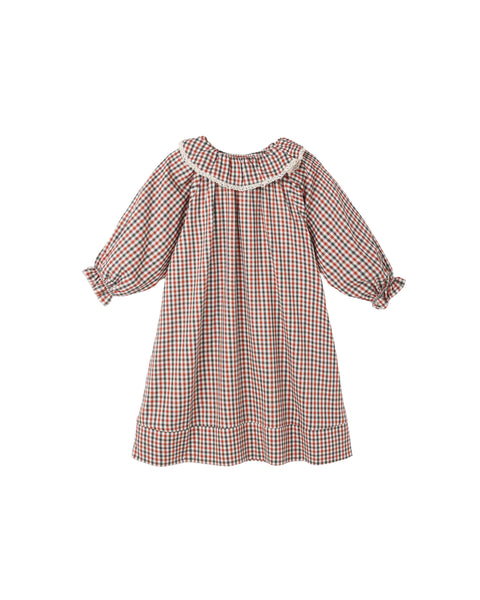 Girl's Nightgown Holiday Gingham