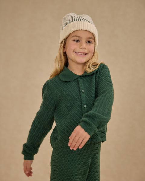 Knit Wide Leg Pant || Green