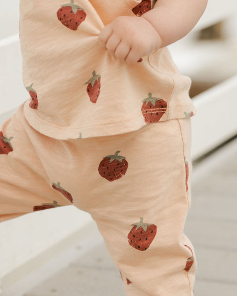 tank + slouch pant set || strawberries