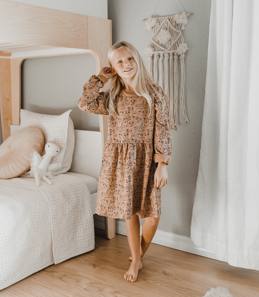 woodland raglan dress