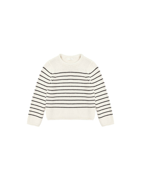 Jacques Sweater || Black Stripe