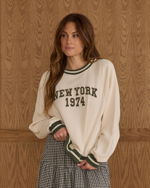 Women's Oversized Raglan Sweatshirt | New York