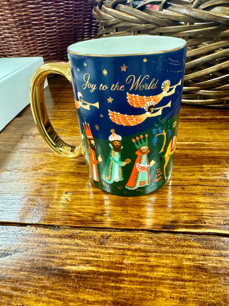 Nativity Scene Porcelain Mug