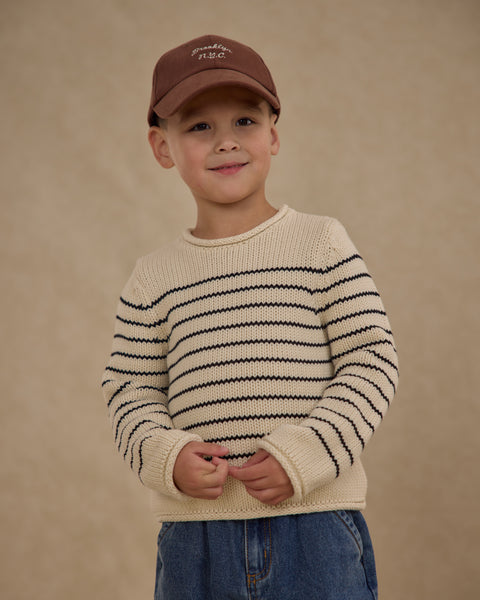 Jacques Sweater || Black Stripe