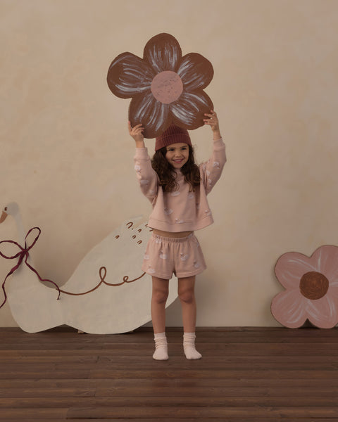 Boxy Pullover Swans