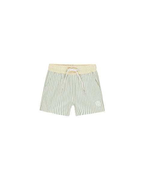 Boardshort || Sage Stripe