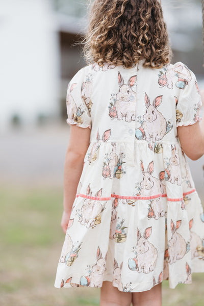 Girls Maribelle Dress | Bunny Friends