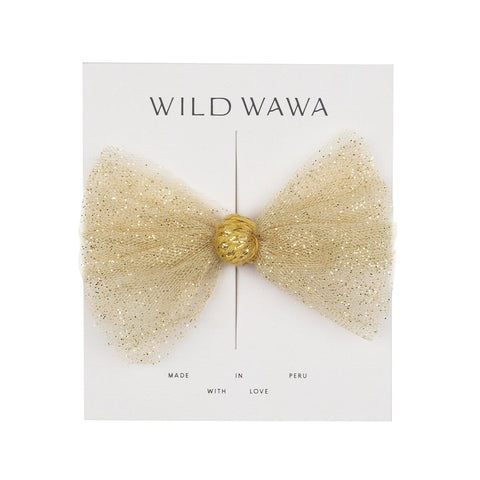 TULLE BOW (TULLE BOW) GOLD