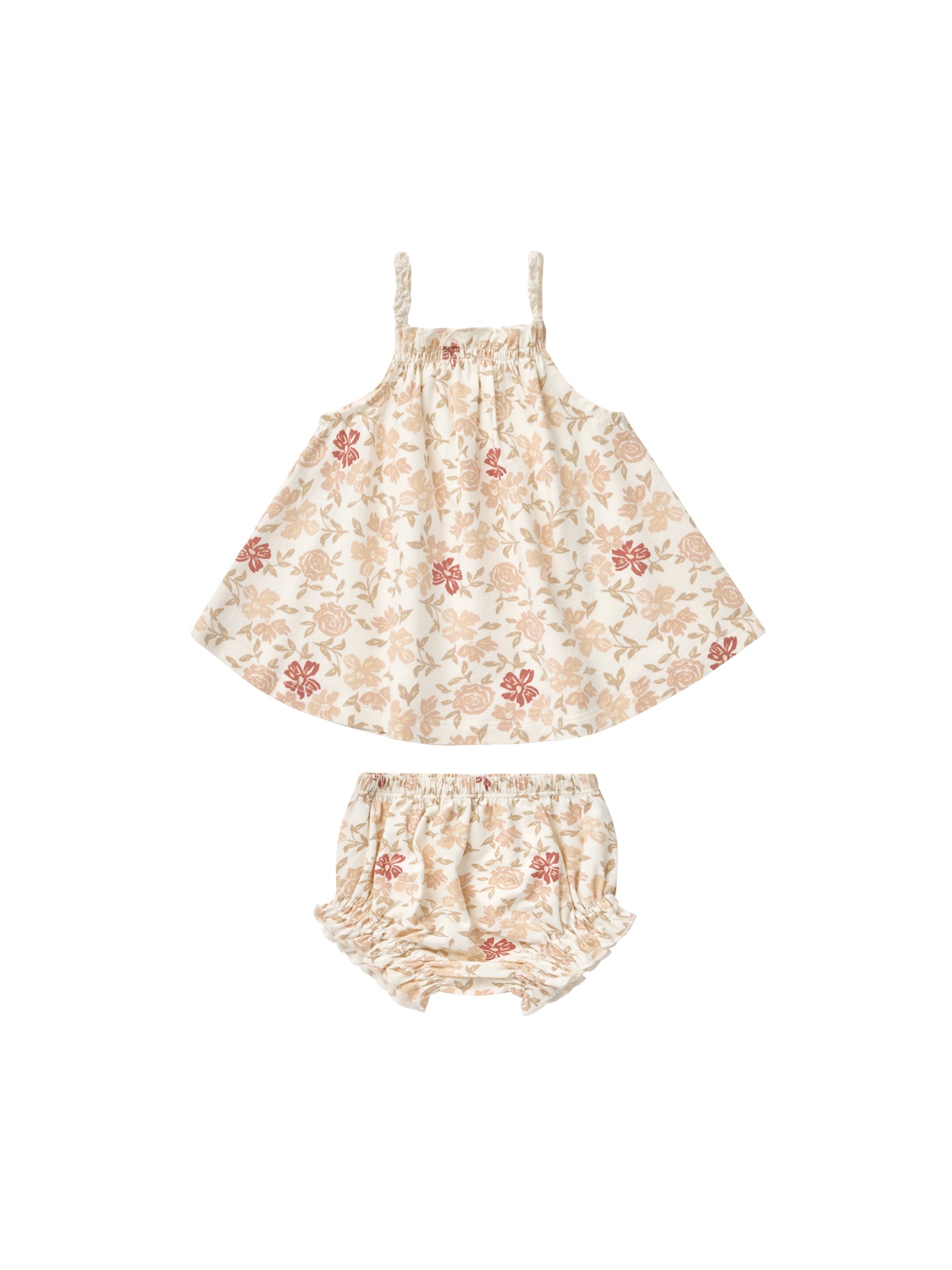 swing top + bloomer set || pink floral