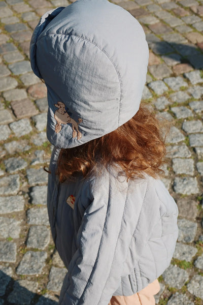 bomber jacket and juno hat/mitten set poodle