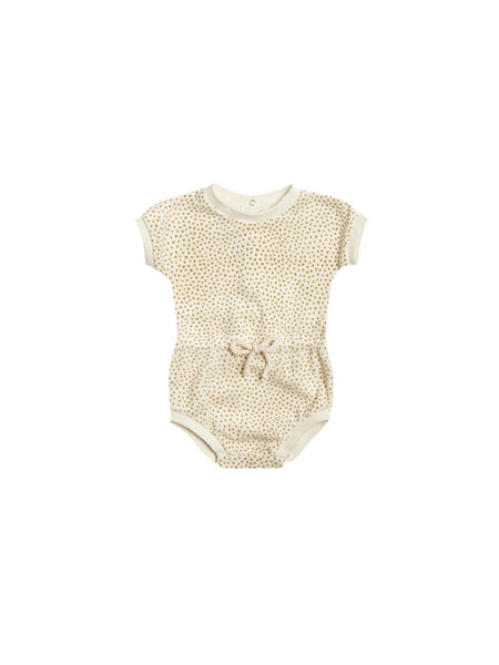 Retro Romper Ivory Dot