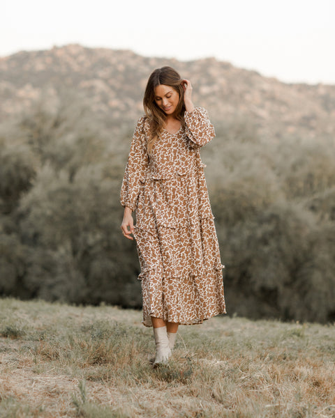 women's mabel dress || gold gardens