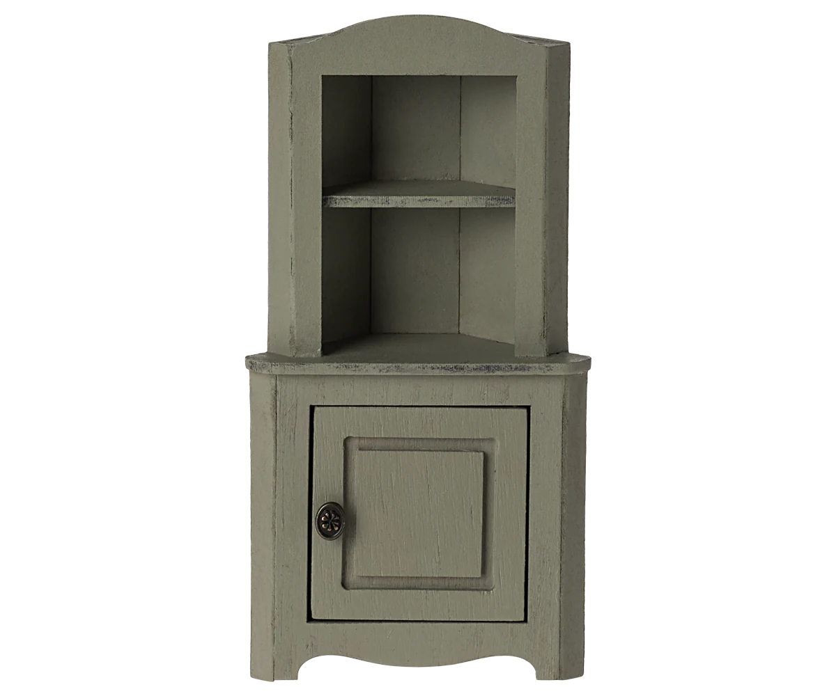 Corner Cabinet, Mouse - Light Green