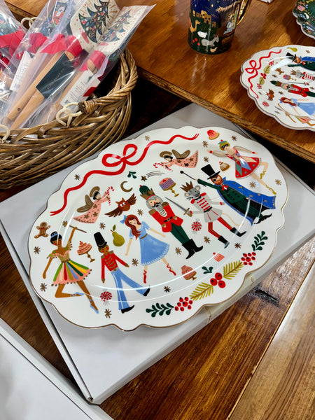 Nutcracker Large Porcelain Serving Platter