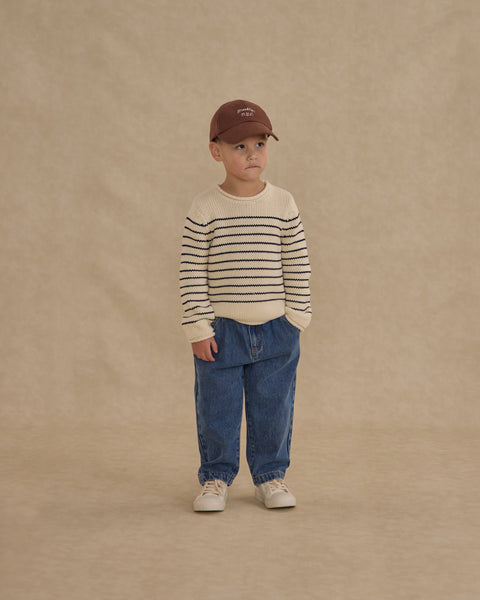 Jacques Sweater || Black Stripe