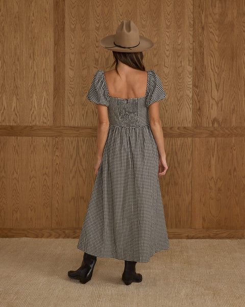 Women's Chiara Dress | Black Gingham