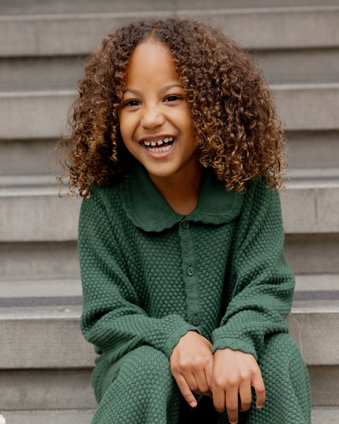 Knit Wide Leg Pant || Green