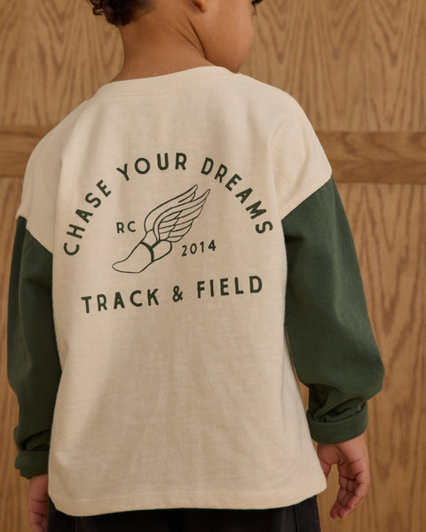 Relaxed Long Sleeve Henley || Chase Your Dreams