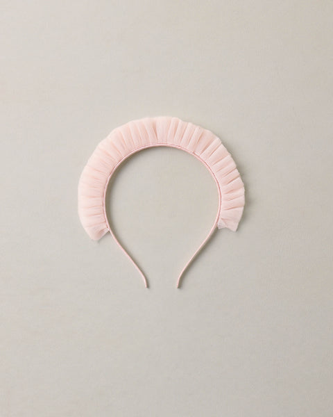 RUFFLE HEADBAND PINK
