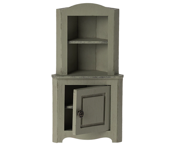 Corner Cabinet, Mouse - Light Green