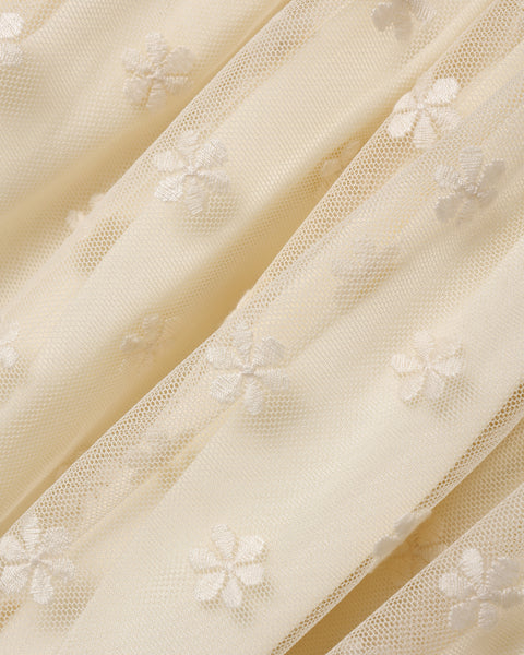 CELINE DRESS EMBROIDERED DAISY