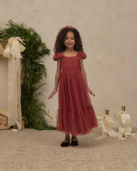 CLARA DRESS RUBY