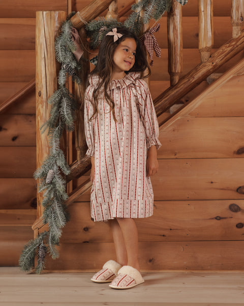 Girl's Nightgown Candy Cane Lane