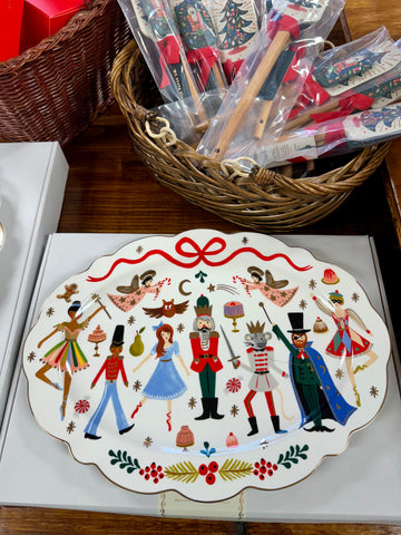 Nutcracker Large Porcelain Serving Platter