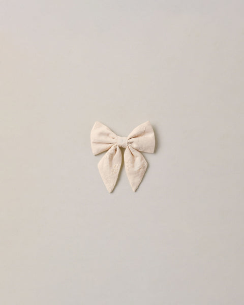 NORAH BOW EMBROIDERED FLORAL