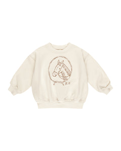 Relaxed Sweatshirt || Horse