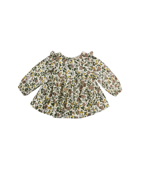 enchanted garden piper blouse and button short set