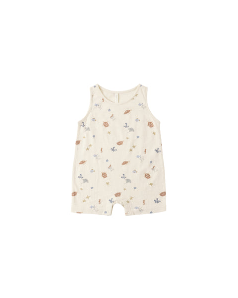 Sleeveless One-Piece || Aquatic