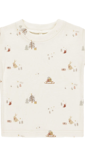 Organic Long John Pajamas || Presents