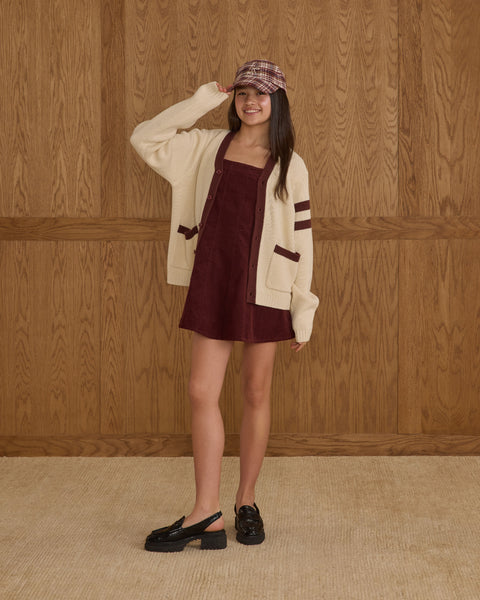 Baseball Hat | Burgundy Plaid