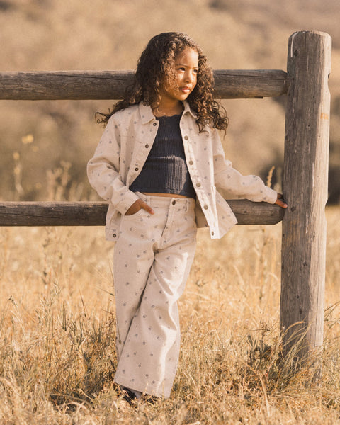 Straight Leg Pant || Blue Daisy