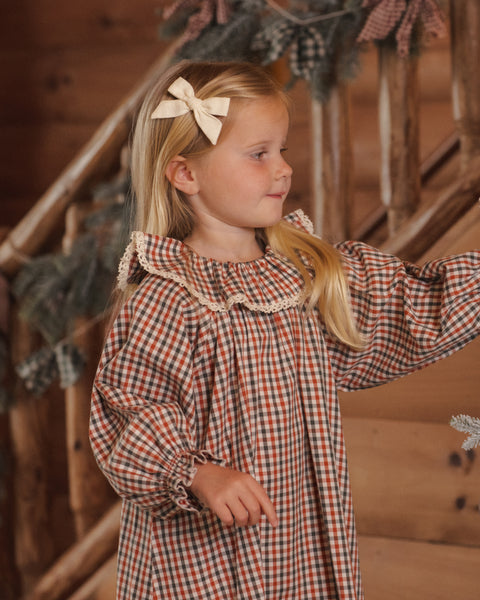 Girl's Nightgown Holiday Gingham